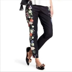 Ted Baker London Floral Black Pants